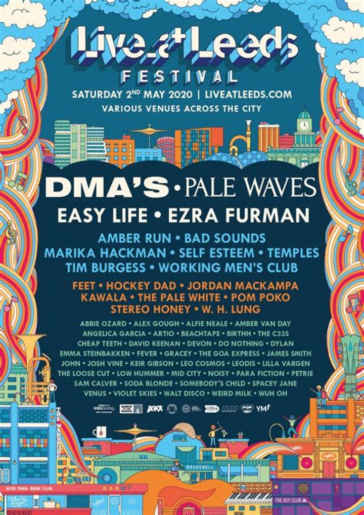 Live At Leeds: DMA's, Pale Waves Announced for 2020 Festival