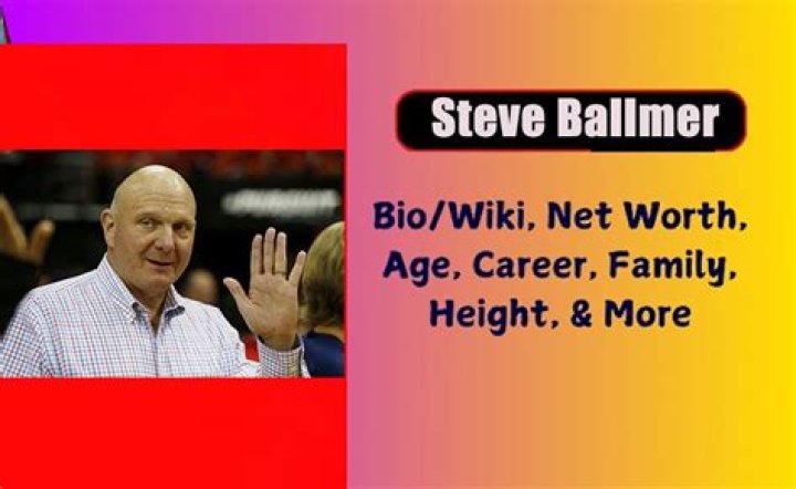 Steve Ballmer - Net Worth, Age, Height, Birthday, Bio, Wiki!